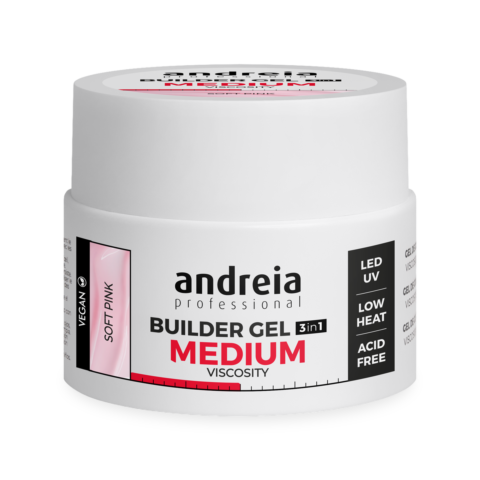 Builder Gel 3 in 1 - Soft Pink (Medium viscosity) - 44 g